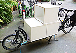 Tischlerei in Berlin Kreuzberg | umweltbewußter Transport mit dem Lastenrad